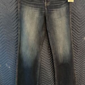Re/Done Women's Boot Cut Jeans - Dark Blue